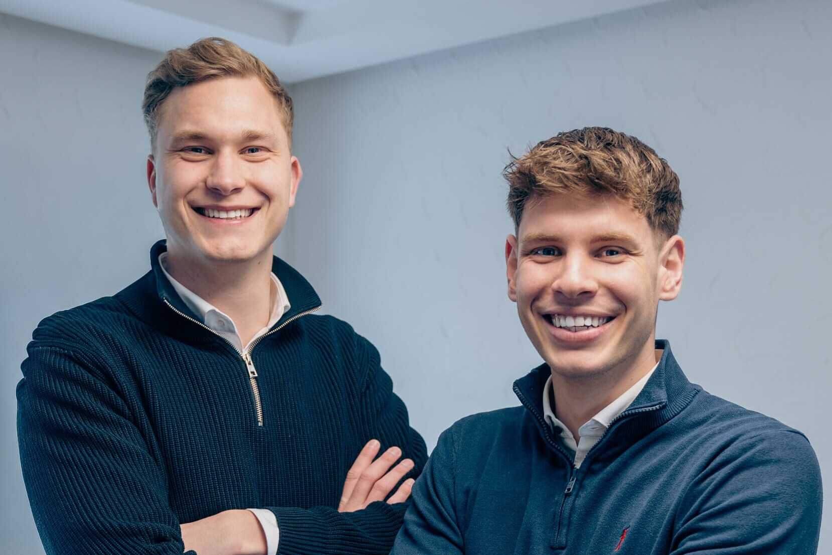 Immobilienmakler Portrait 2 junge Männer :Jakob Dietl, Nicolas Pfarr